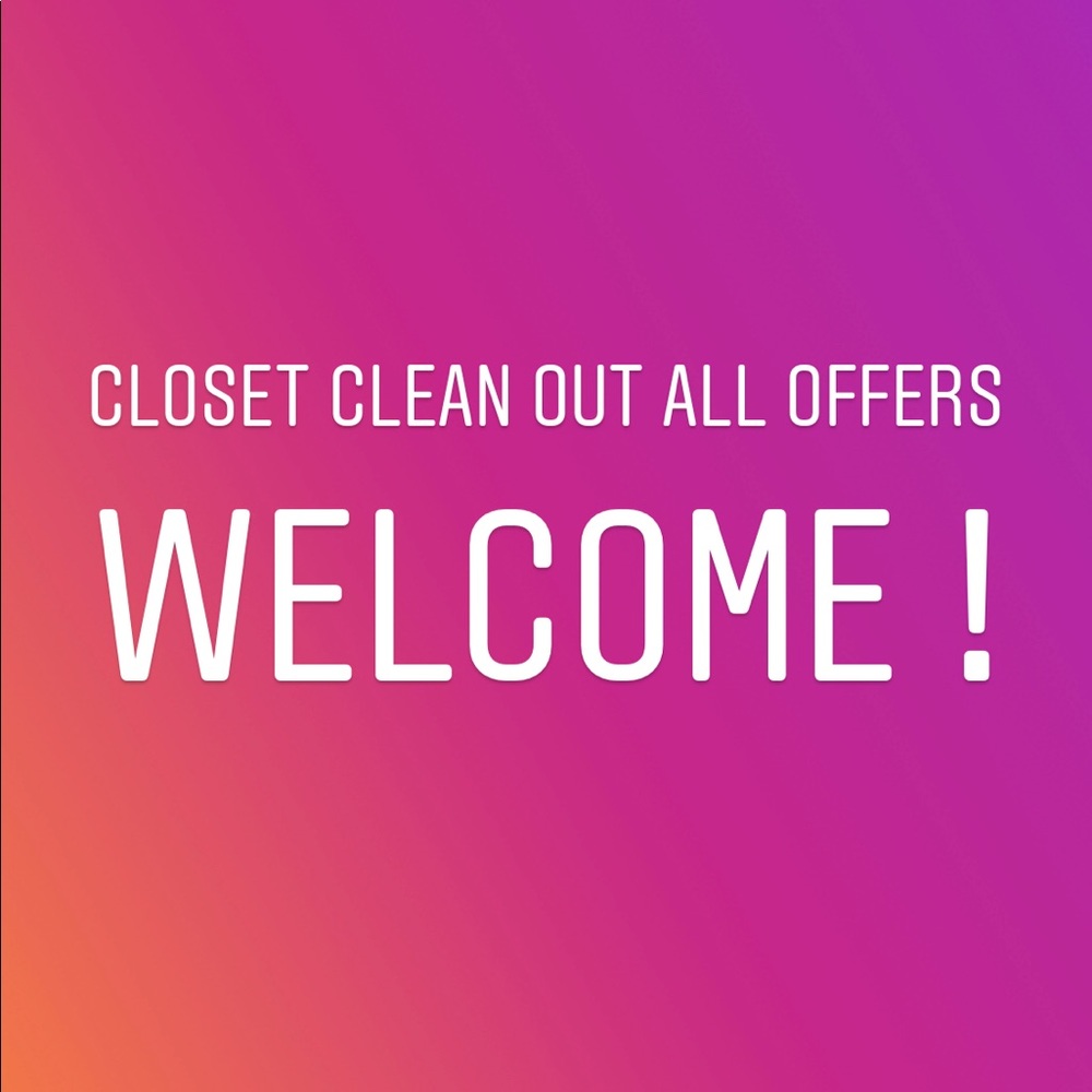 Closet clean out